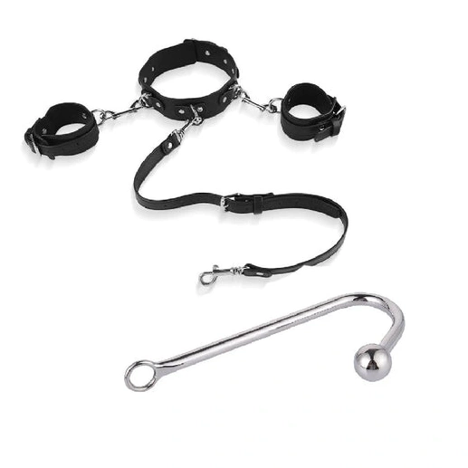 Elegant Collar Beaded 5334 Cuffs Anal and Hook with 0808